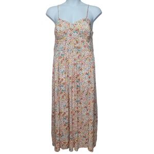 Jolie & Joy Dress Maxi 2X‎ Floral Fairy Cottagecore Babydoll Empire Summer Y2K